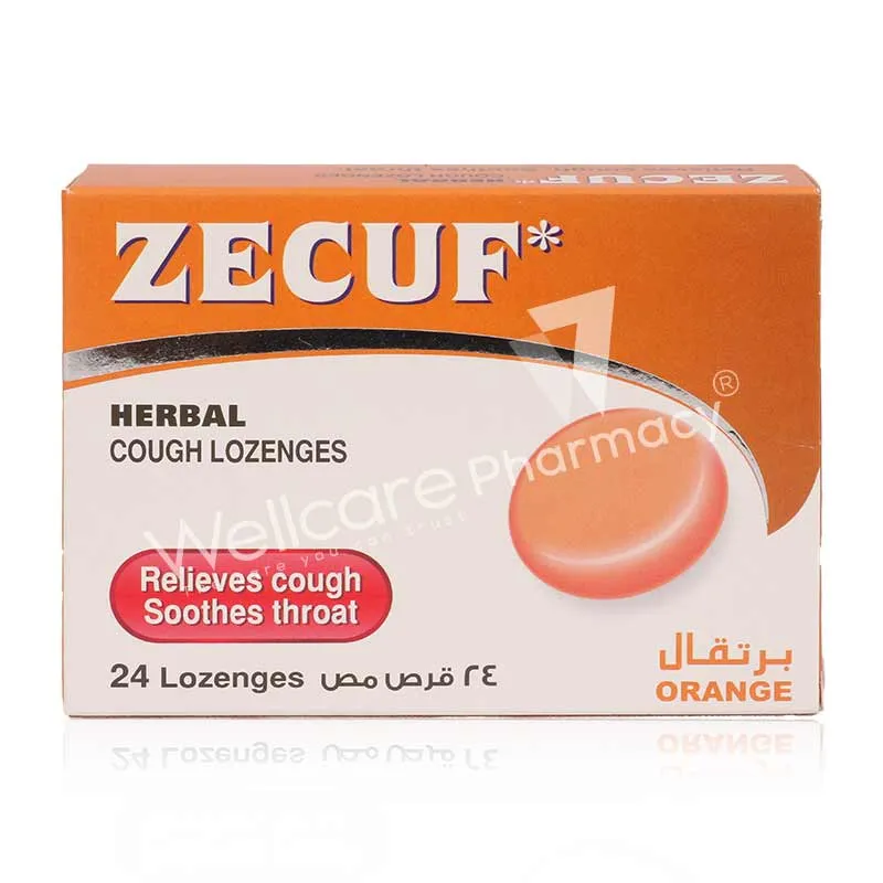 Zecuf Orange Herbal Lozenges 24'S