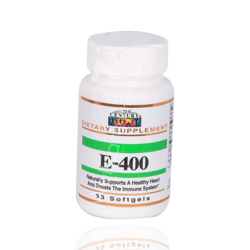 21st Century Vitamin E 400iu Softgels 33'S