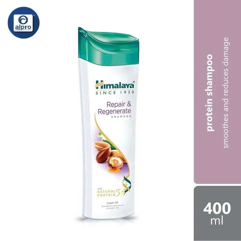 Himalaya Protein Shampoo Repair & Regeneration 2in1 400ml | Smooth and Reduces Damage