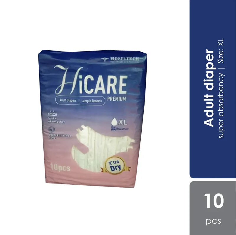 Hicare Adult Diapers Premium XL 10s