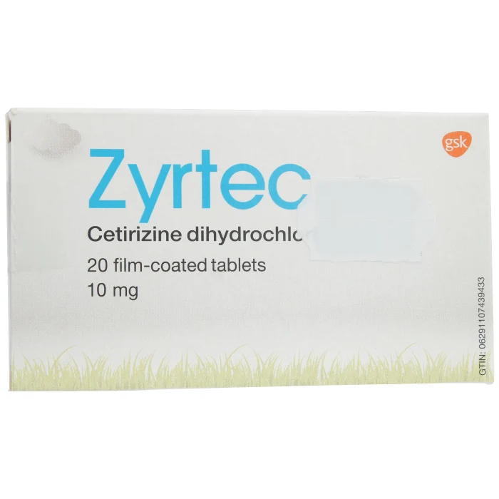 Zyrtec 10mg Tablets 20'S