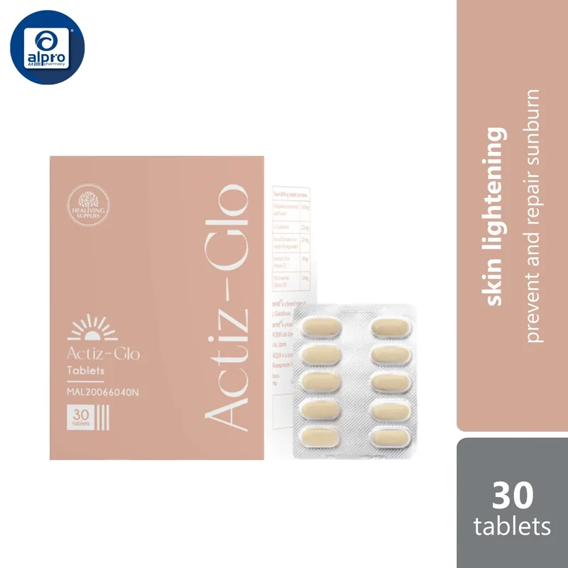 Healiving Supplies Actiz-Glo (30s) | Prevent and Repair Sunburn