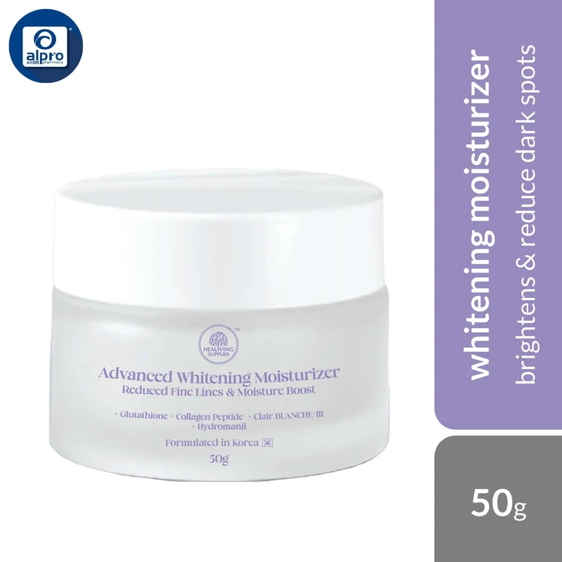 Healiving Supplies Advanced Whitening Moisturizer 50g | Brightens & Reduce Dark Spots