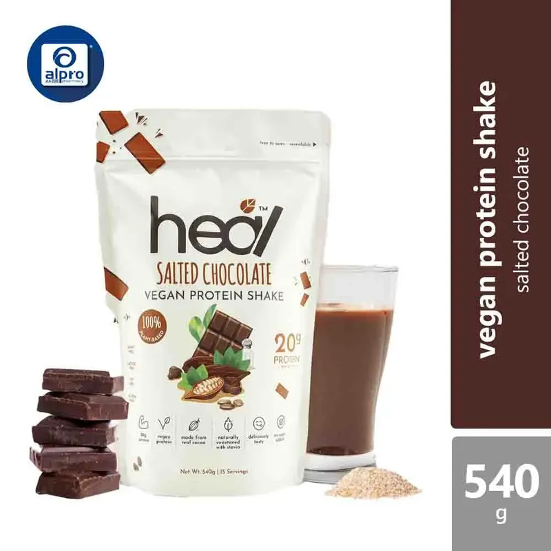 Heal Salted Chocolate Vegan Protein Shake 540g