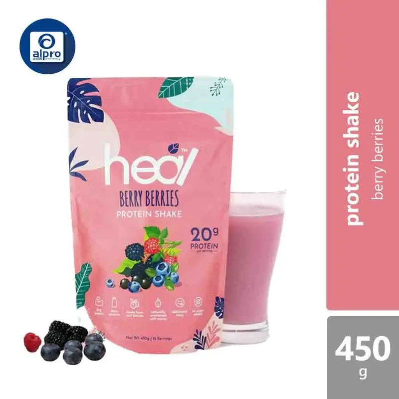 Heal Berry Berries Protein Shake 450g | Promotes Healthy Cell Function