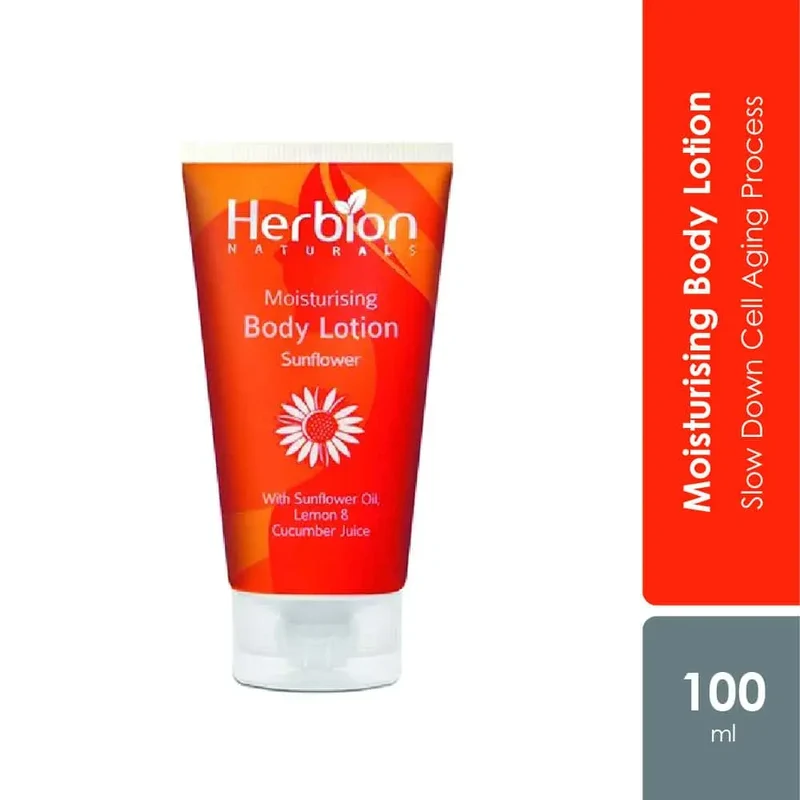 Herbion Naturals Body Lotion 100ml | Slow Down Cell Aging Process