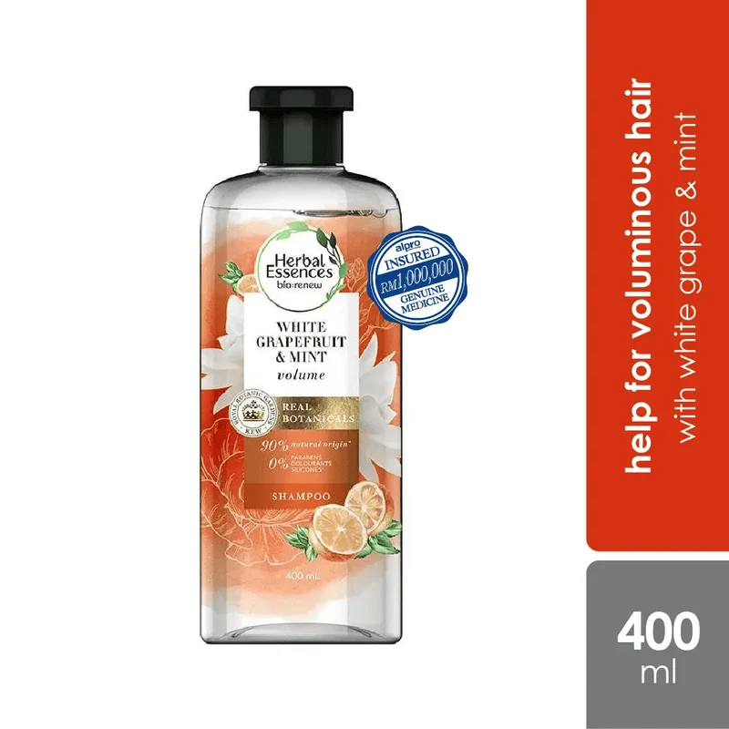 Herbal Essences White Grapefruit & Mint Shampoo 400ml | Help for Voluminous Hair