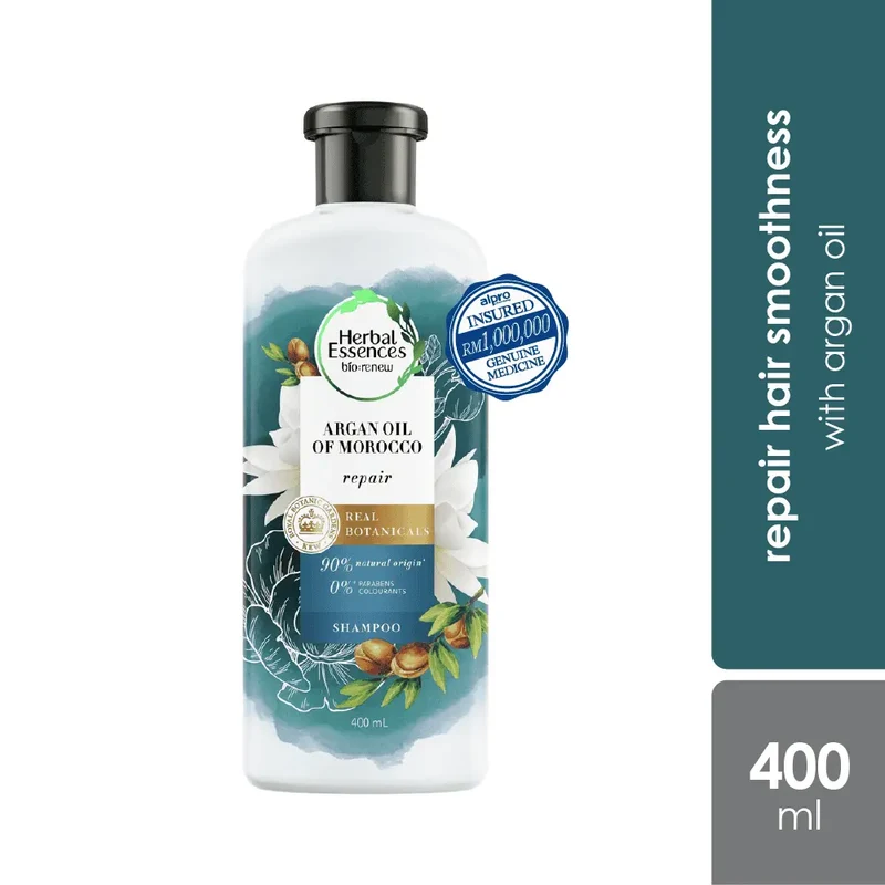 Herbal Essences Argan Oil Shampoo 400ml | Repair Hair Smoothness