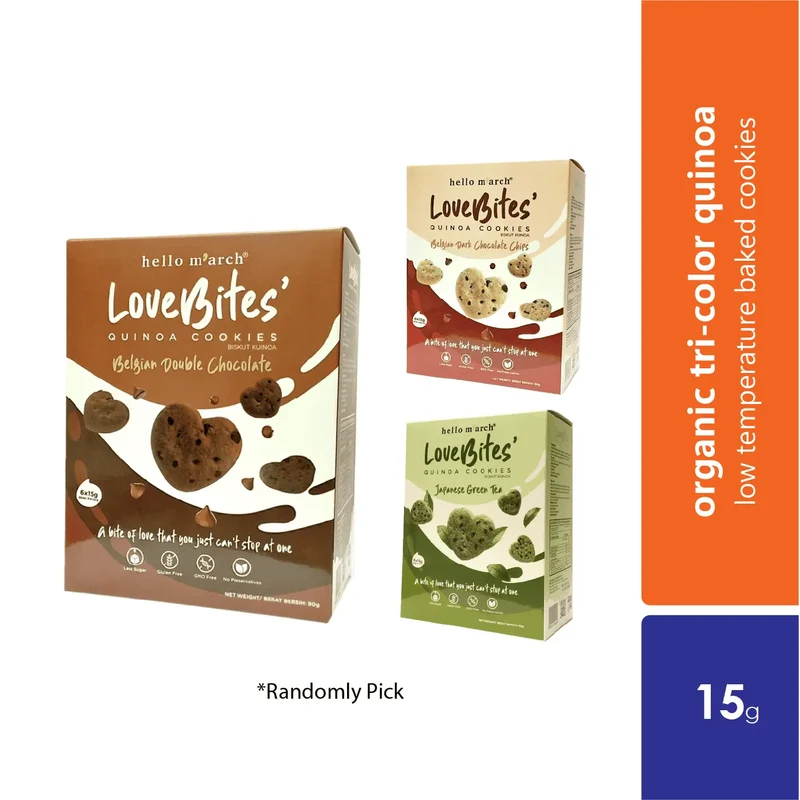 Hello M'arch Quinoa Cookies Assorted Flavours 15| Tickle Your Taste Bud [01/06/2025]