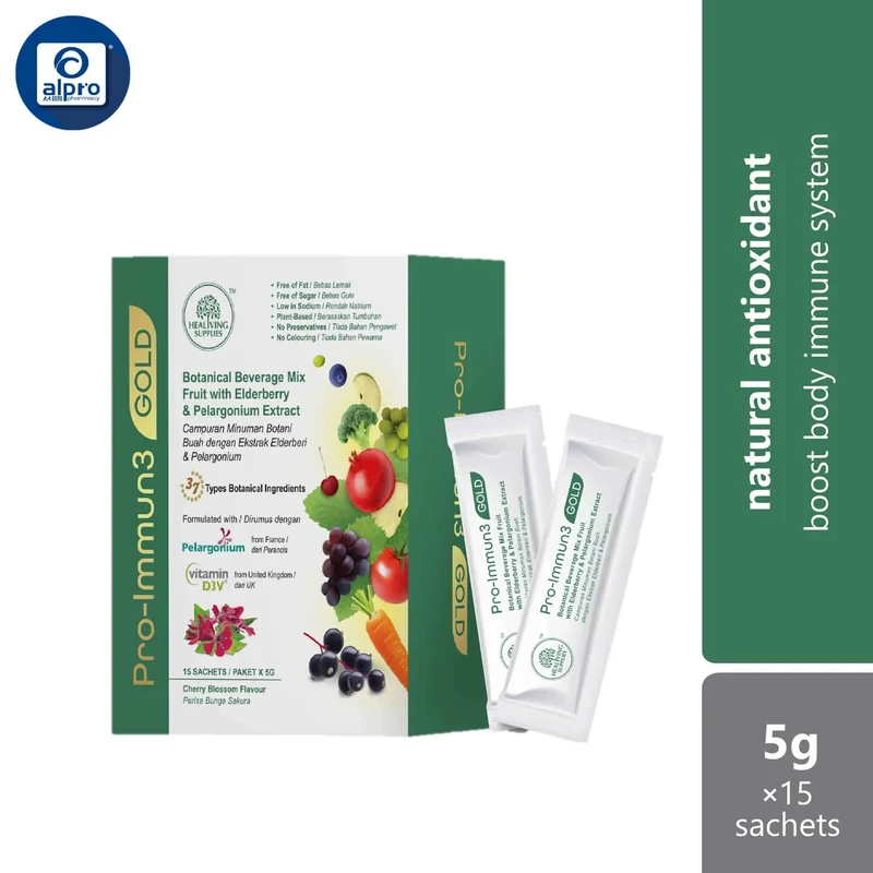Healiving Supplies Pro-Immun3 Gold (20s ×5g) | 37 Types of Naturally Derived Botanical Ingredients