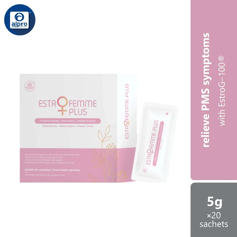 Healiving Supplies Estrofemme Plus (20 ×5g) | Natural Plant Herbal Extracts from Korea