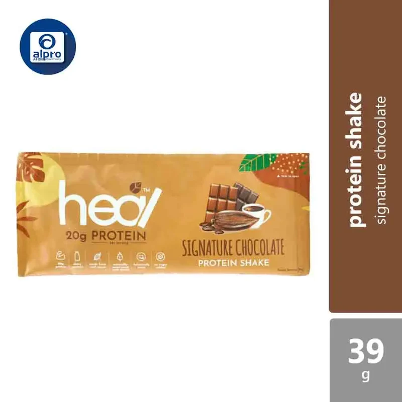 Heal Signature Chocolate Protein Shake 39g | Cocoa Powder
