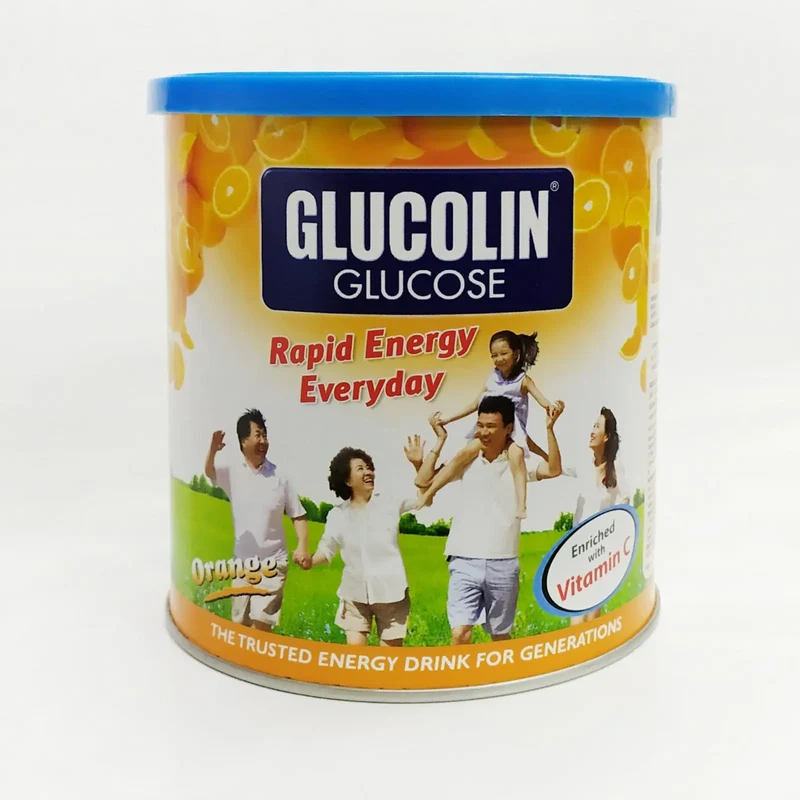 Glucolin Vitamin C (Orange) 420g | Energy Drink