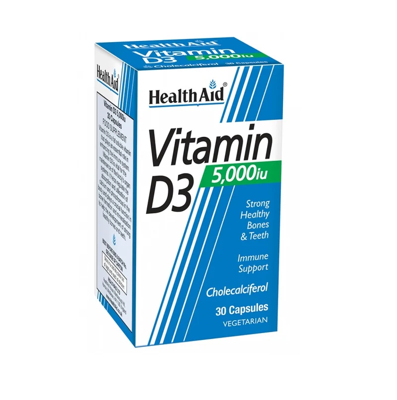 Health Aid Vitamin D3 5000iu Capsules 30'S
