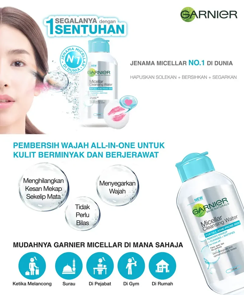 Garnier Micellar Cleansing Water Blue 125ml