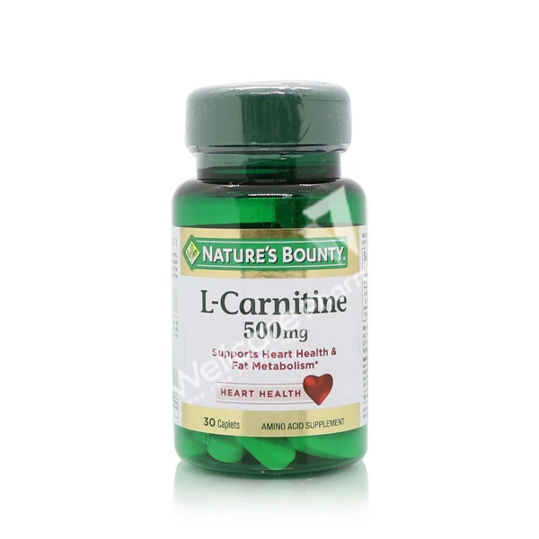 Natures Bounty L-Carnitine 500mg Caplets 30'S