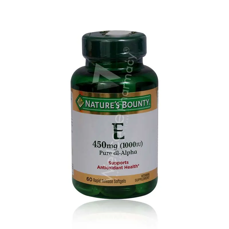 Natures Bounty- E 1000iu Pure Dl Alpha Capsules 60'S