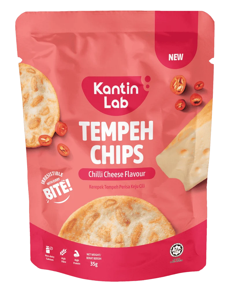 Kantin Lab Tempeh Chips 35g | (Himalayan Salt/Chilli Cheese/Cheese Burger)