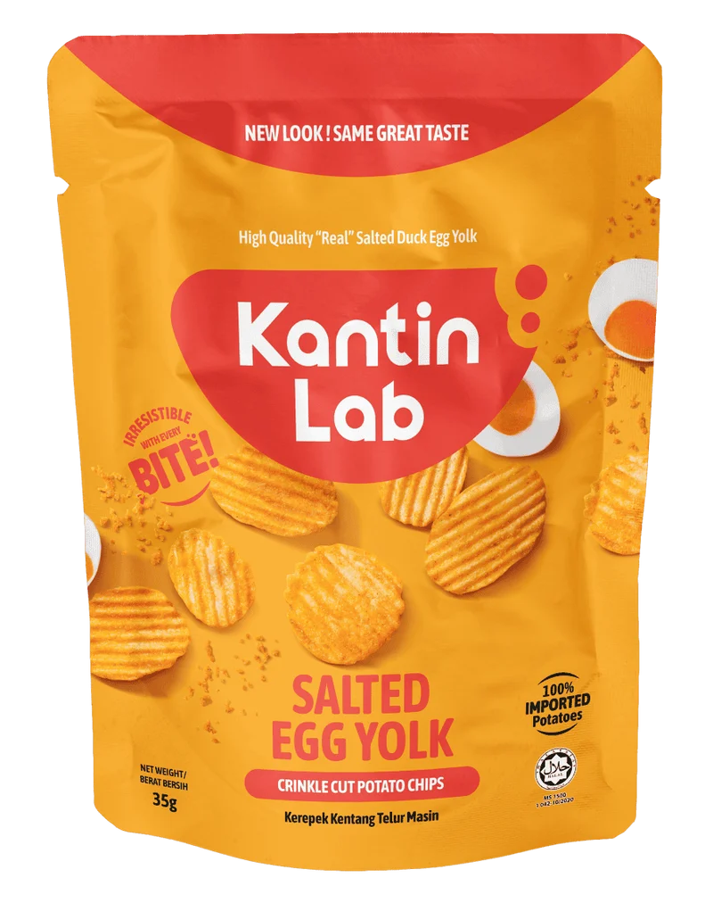 Kantin Lab Potato Chips Salted Egg 35g