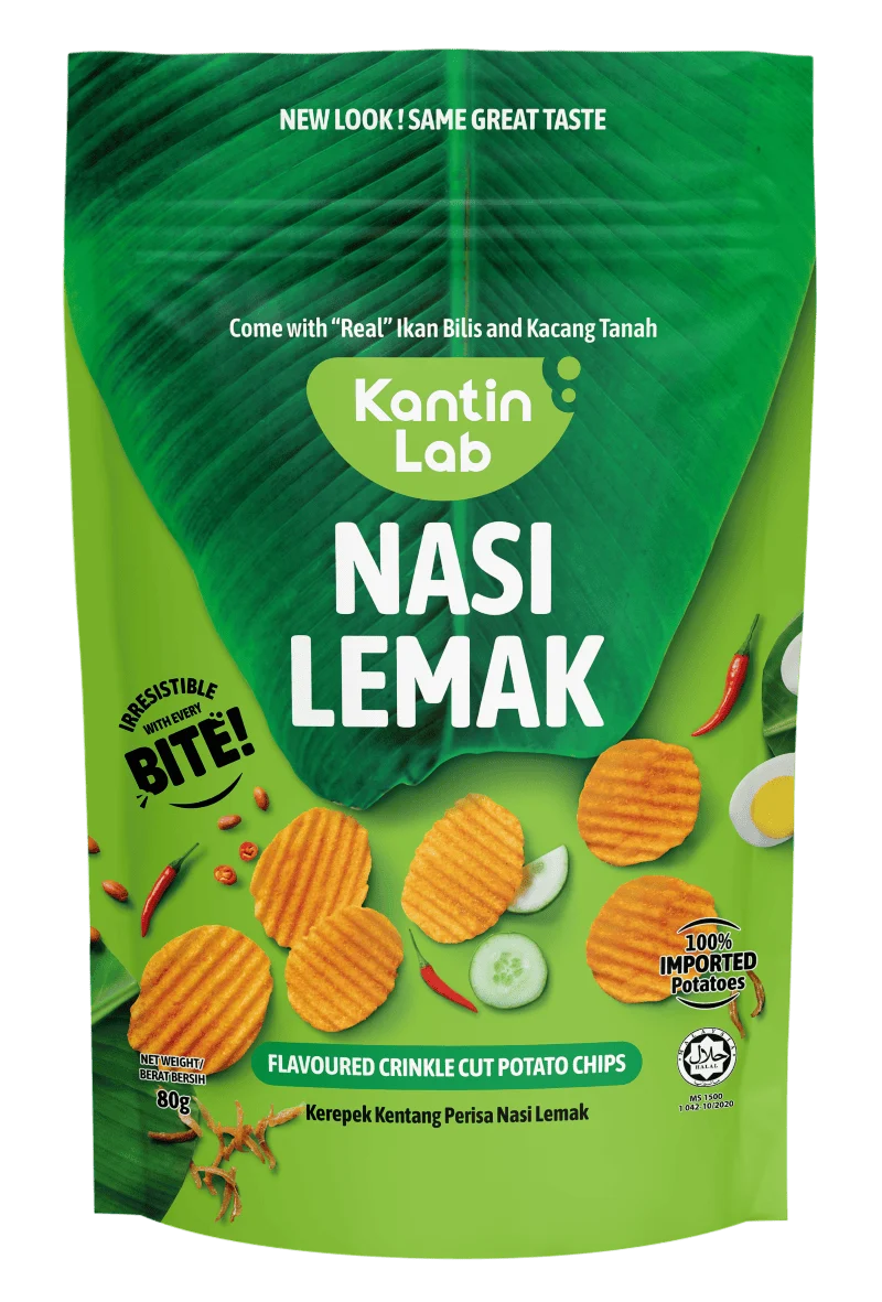 Kantin Lab Potato Chips Nasi Lemak 80g