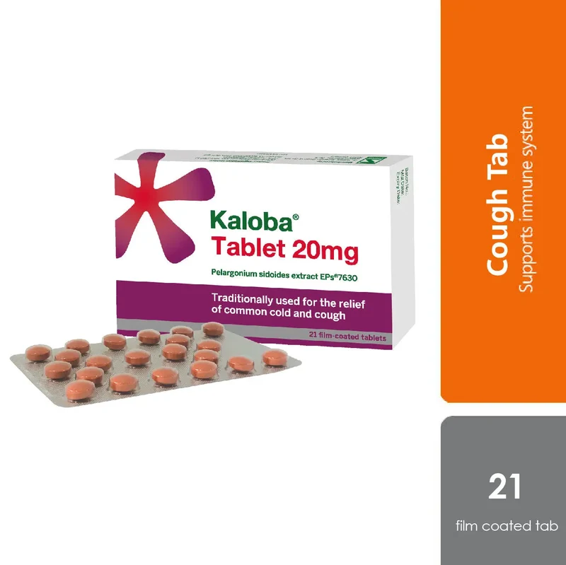 Kaloba 20mg Tab 21s | Helps with Cough and Cold Symptoms