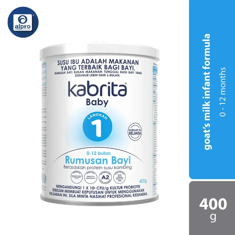 Kabrita Baby Goat's Milk Infant Formula Step 1 (0-12 Months) 400g | Goat’s Milk Protein Based Formula