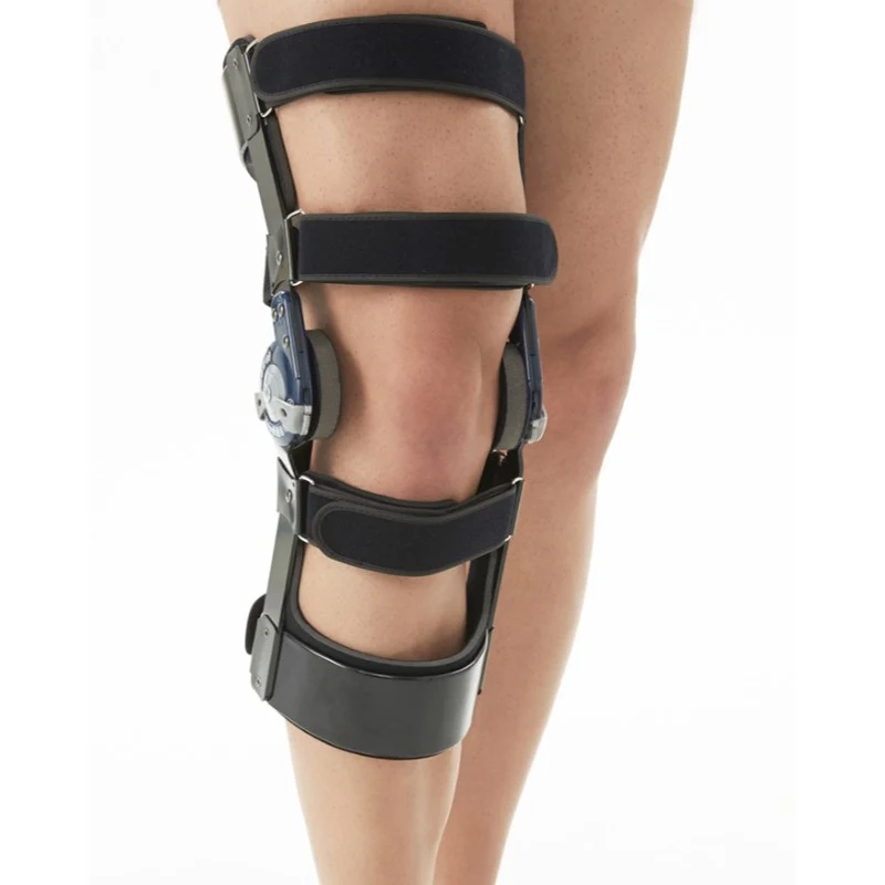 Dr.Med Post Operative Rom Knee Brace With Revolving Dial Lock Left K017 Medium