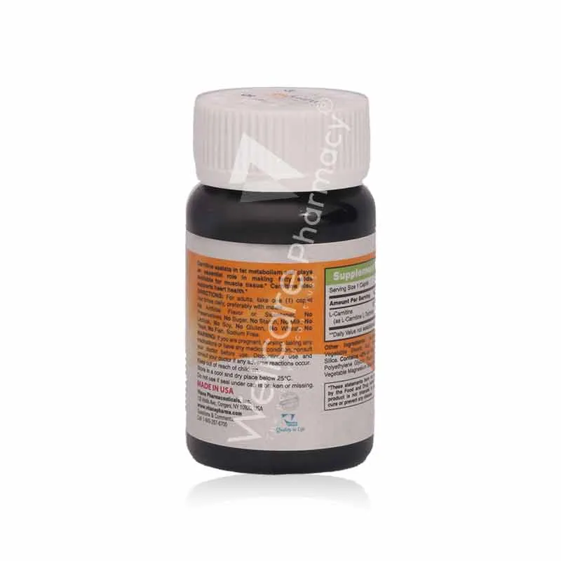 Vitane L-Carnitine 500mg Caplet 30'S