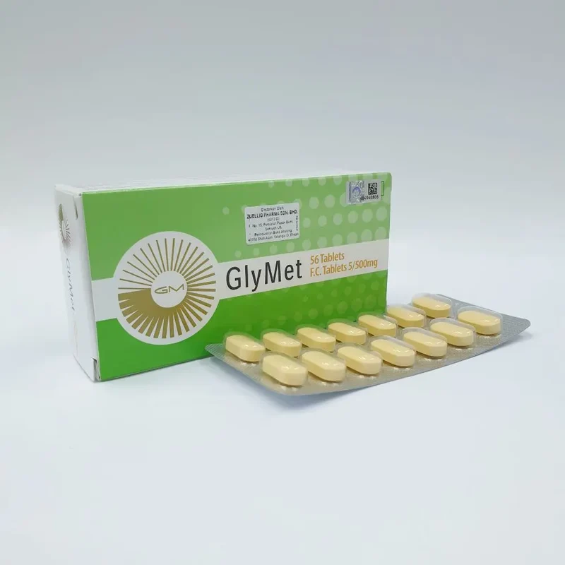 Glymet 5/500mg 56s