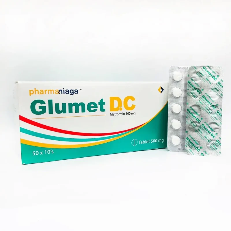 GLUMET DC 500MG 10S