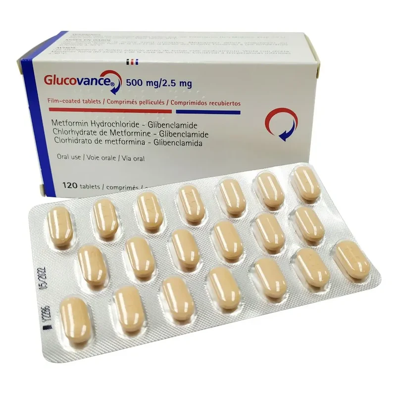 *GLUCOVANCE 500/2.5MG 20S