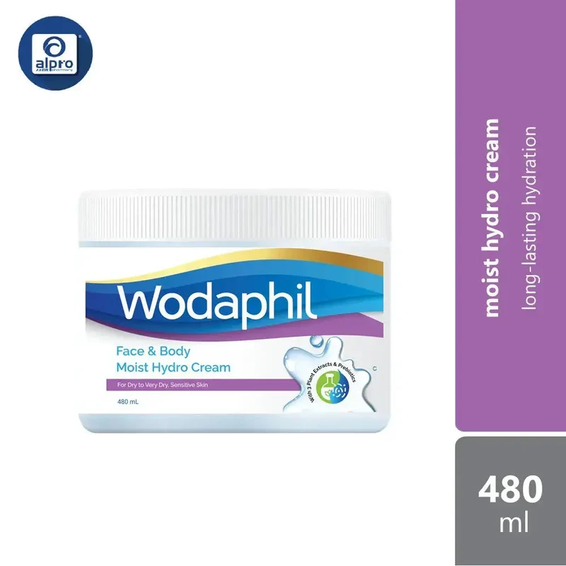 GSO Wodaphil Moist Hydro Cream 480ml | Long-Lasting Hydration