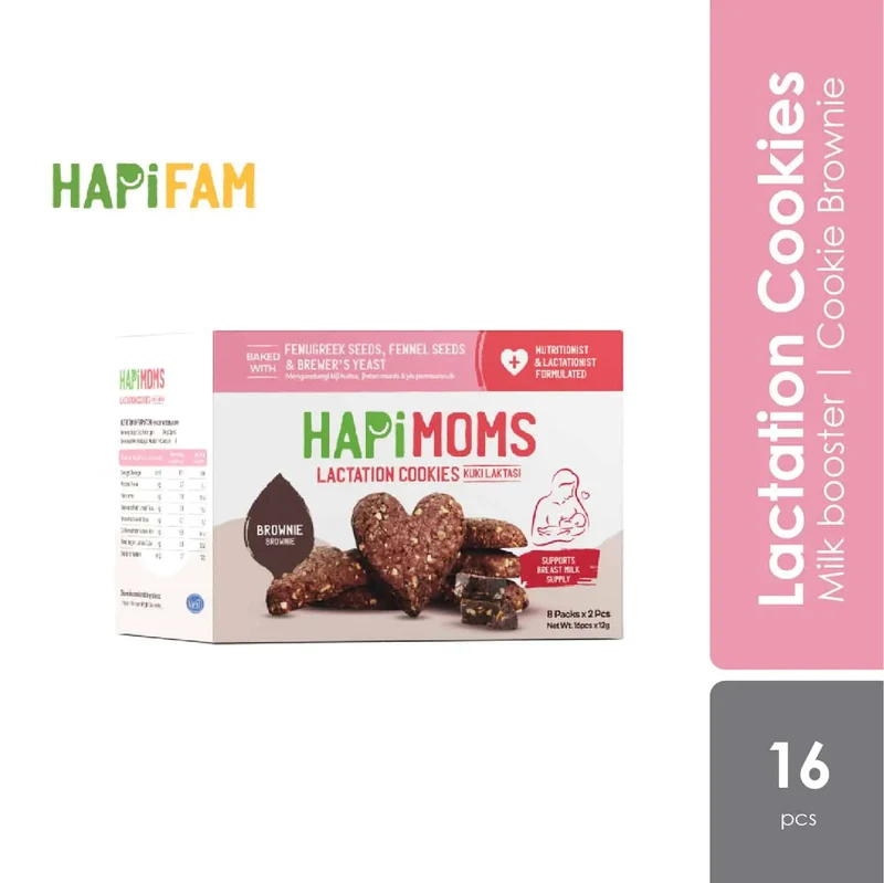 Hapi Moms Lactation Cookie Brownie | 8x24g