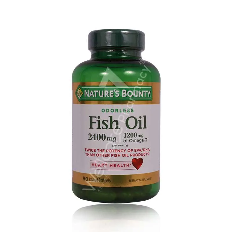Nb-Fish Oil 2400mg Ds Odorless Softgel 1x90'S