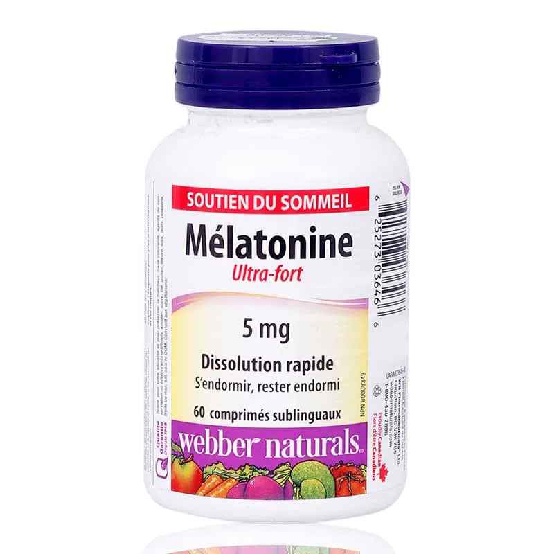 Webber Natural Melatonin 5mg Timed Release Tablets 60'S
