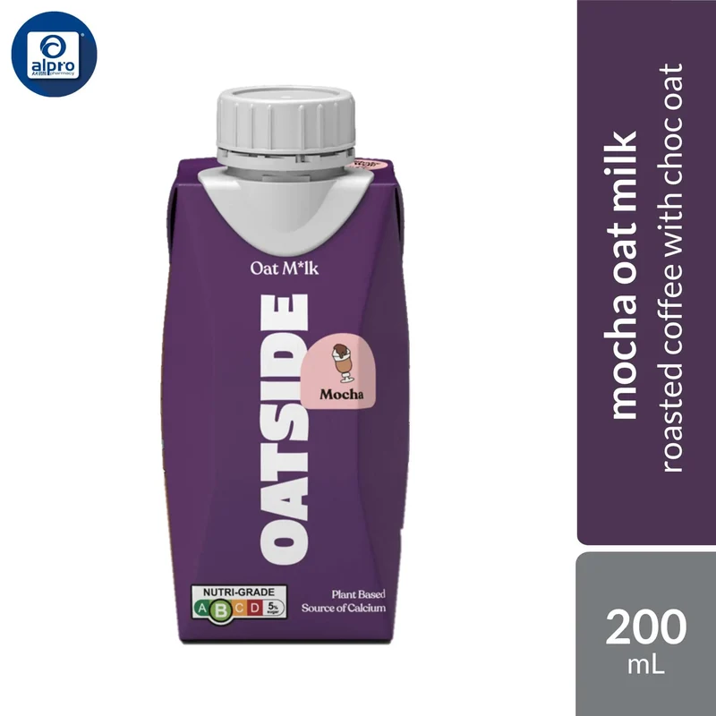 Oatside Oat Milk (Coffee Mocha/ Caramel Macchiato) 200mL | Pure Taste Oat Milk