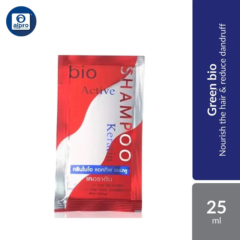 Green Bio Active Keratin Shampoo Sachet 25ml 1s