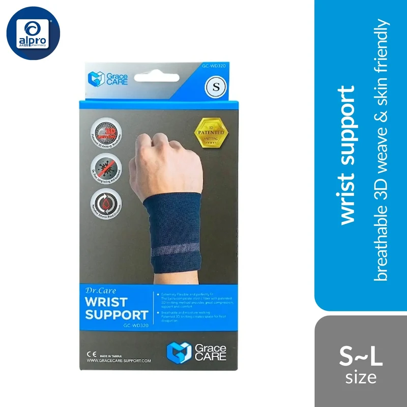 Grace Care Wrist Support WD320 | Breathable 3D Weave & Skin Friendly