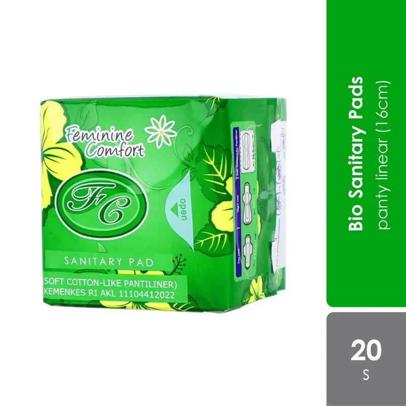 Fc Bio Sanitary Pad Pantiliner 20s