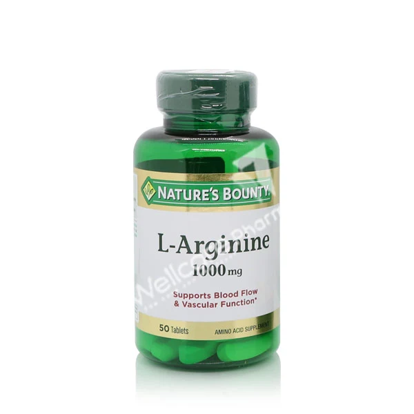 Nature'S Bounty L-Arginine 1000mg Tablets 50'S