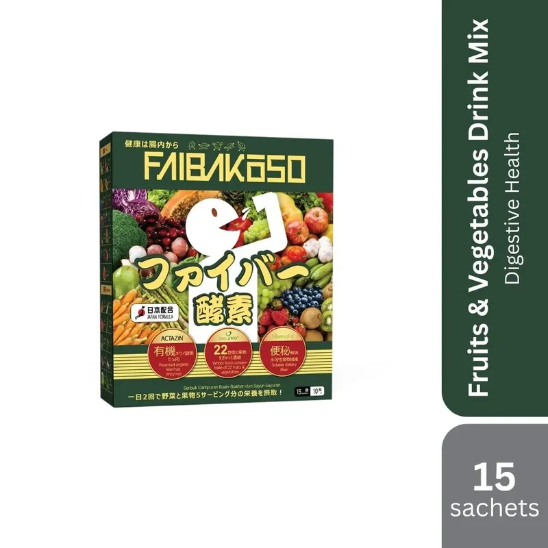 Faibakoso 10g 15s | Fruits & Vegetables Drink Mix - Digestive Health