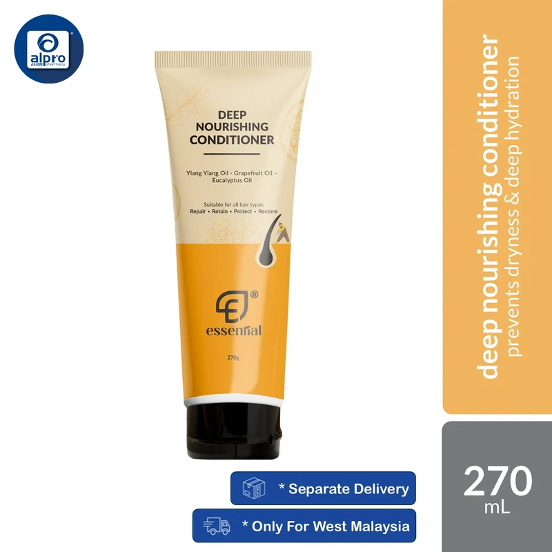 Essential Hair Care Deep Nourishing Conditioner 270ml | Moisturizes and Soothe Dry, Damage Hair