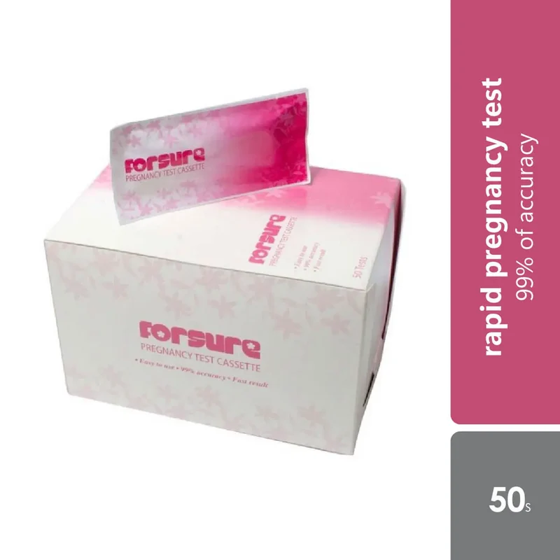 Forsure Cassette Pregnancy Test 50s | Rapid Pregnancy Test