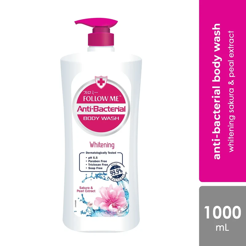 Follow Me Antibacterial Body Wash Whitening 1000ml