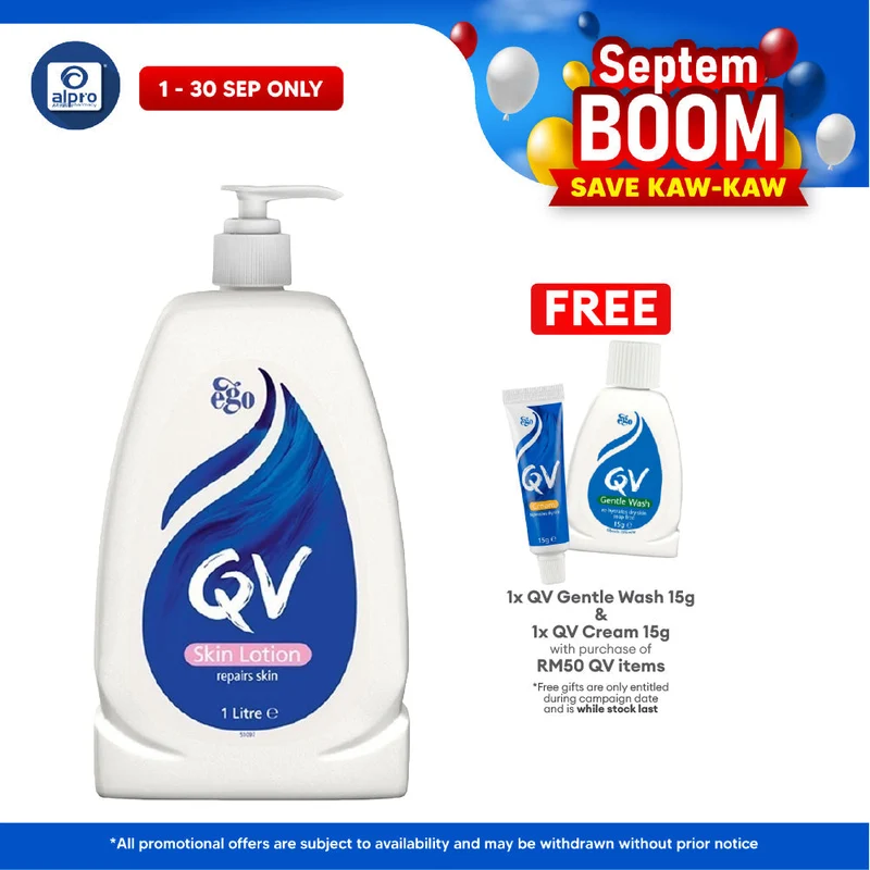 Ego QV Skin Lotion 1l | For Sensitive Skin Type