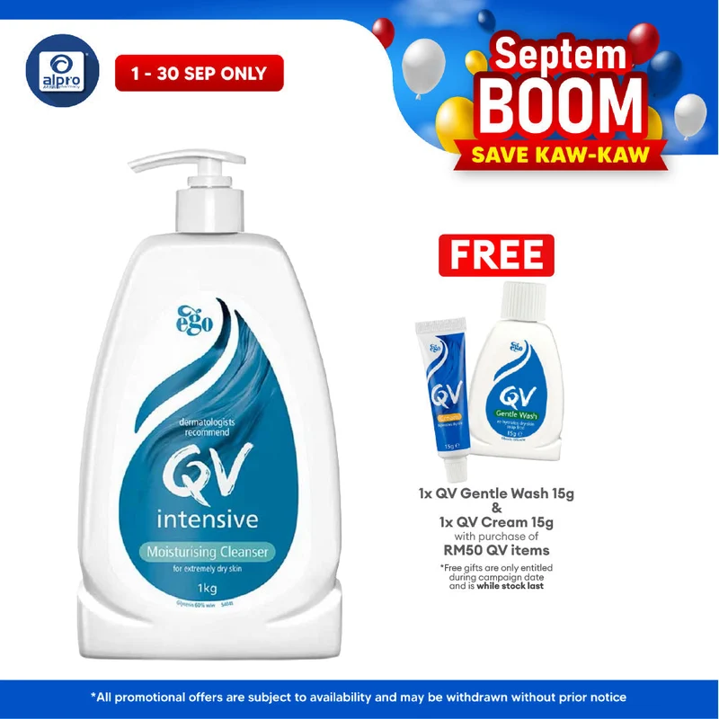 EGO QV Intensive Moisturising Cleanser 1kg | Moisture and Hydrates