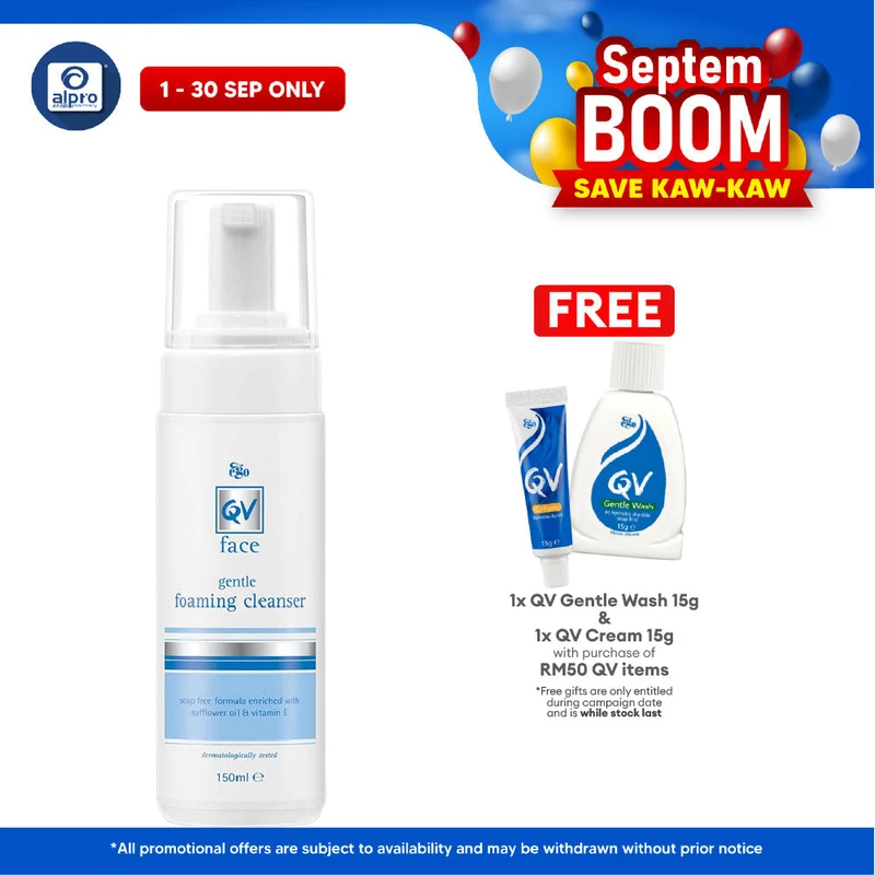 Ego QV Face Gentle Foaming Cleanser 150ml | Moisturize the Skin