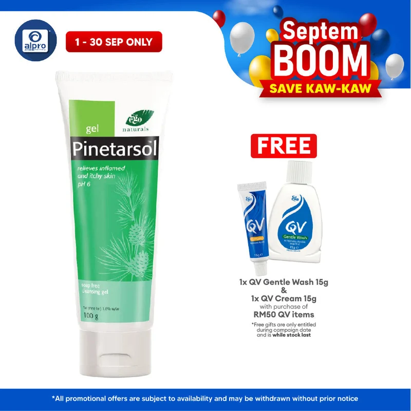 Ego Pinetarsol Gel 100g | Soothing Cleansing Gel