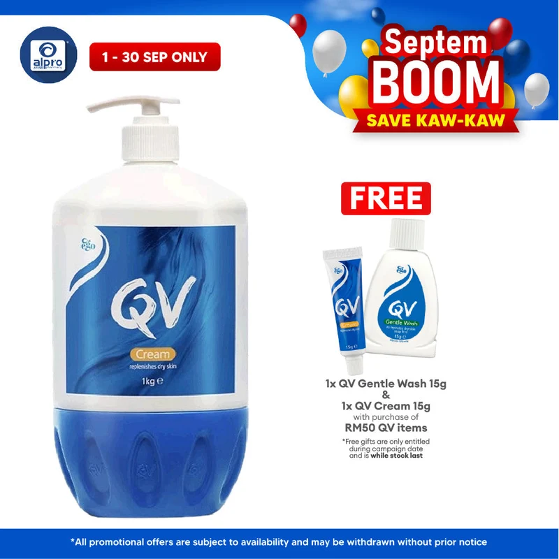 Ego QV Cream 1kg | Replenishes Dry Skin