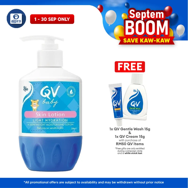 Ego QV Baby Skin Lotion 250ml | For Delicate or Sensitive Skin